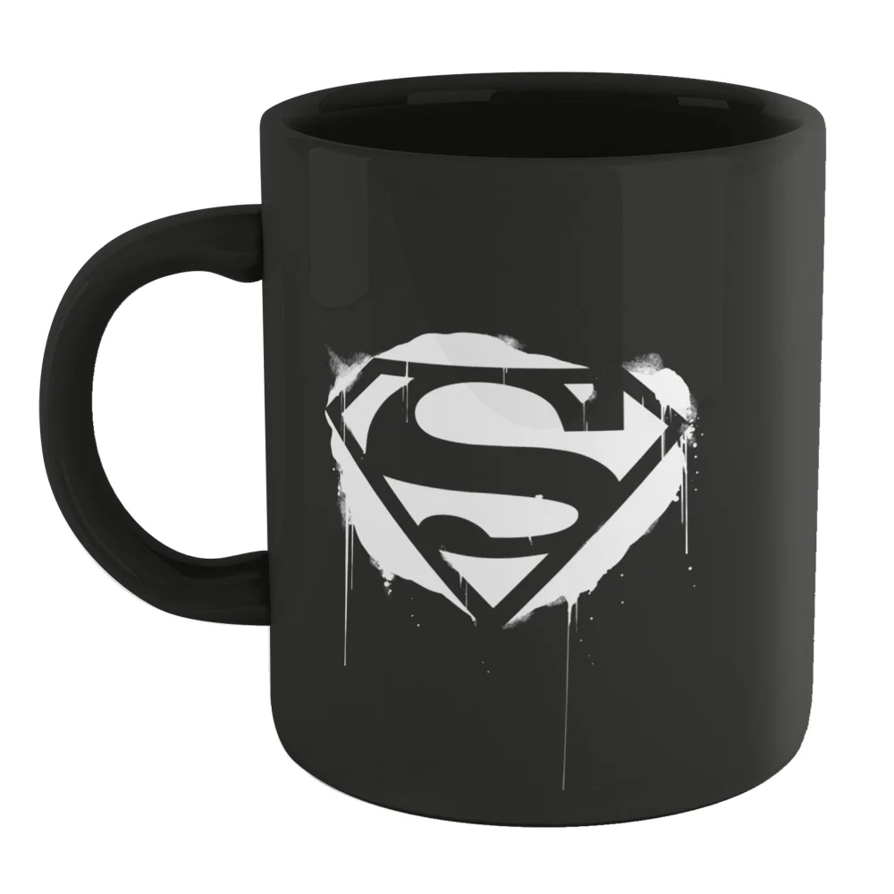 Superman Superman Graffiti Mug - Black Afbeelding 1
