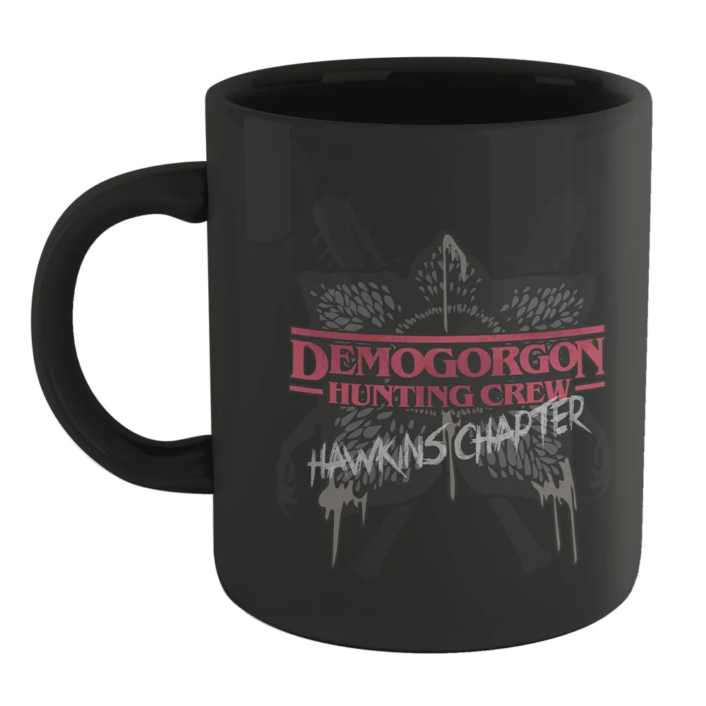 Stranger Things Demogorgon Hunting Crew Mug - Black Afbeelding 1
