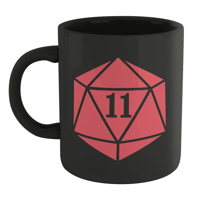 Stranger Things Dragon & Die Mug - Black