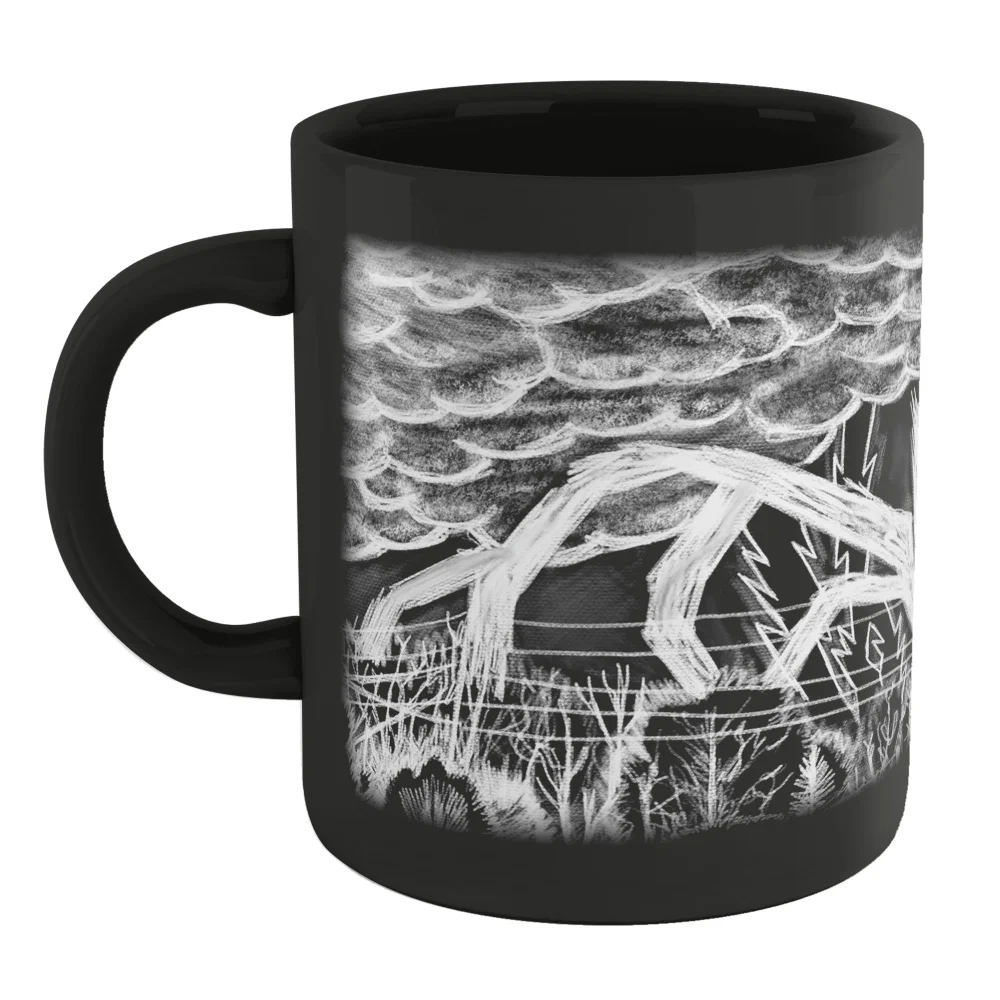 Stranger Things Mind Flayer Drawing Mug - Black Afbeelding 1