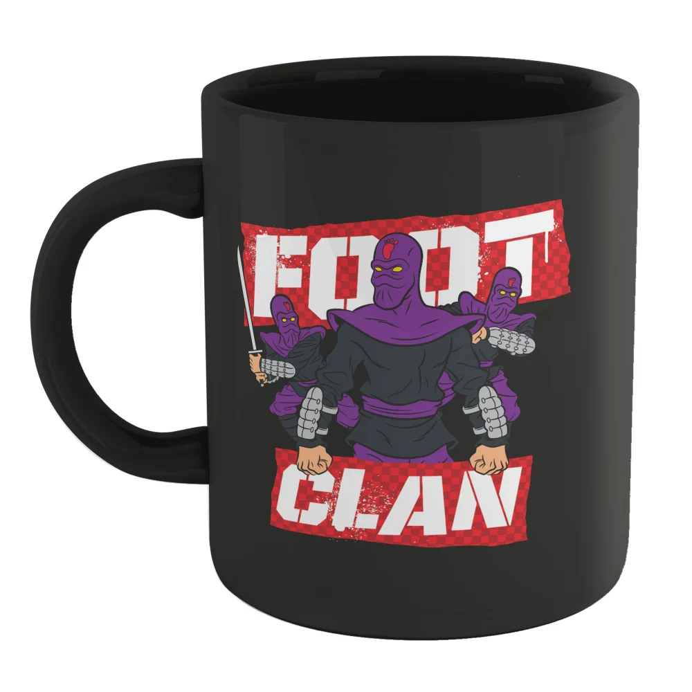 Teenage Mutant Ninja Turtles Foot Clan Mug - Black Afbeelding 1