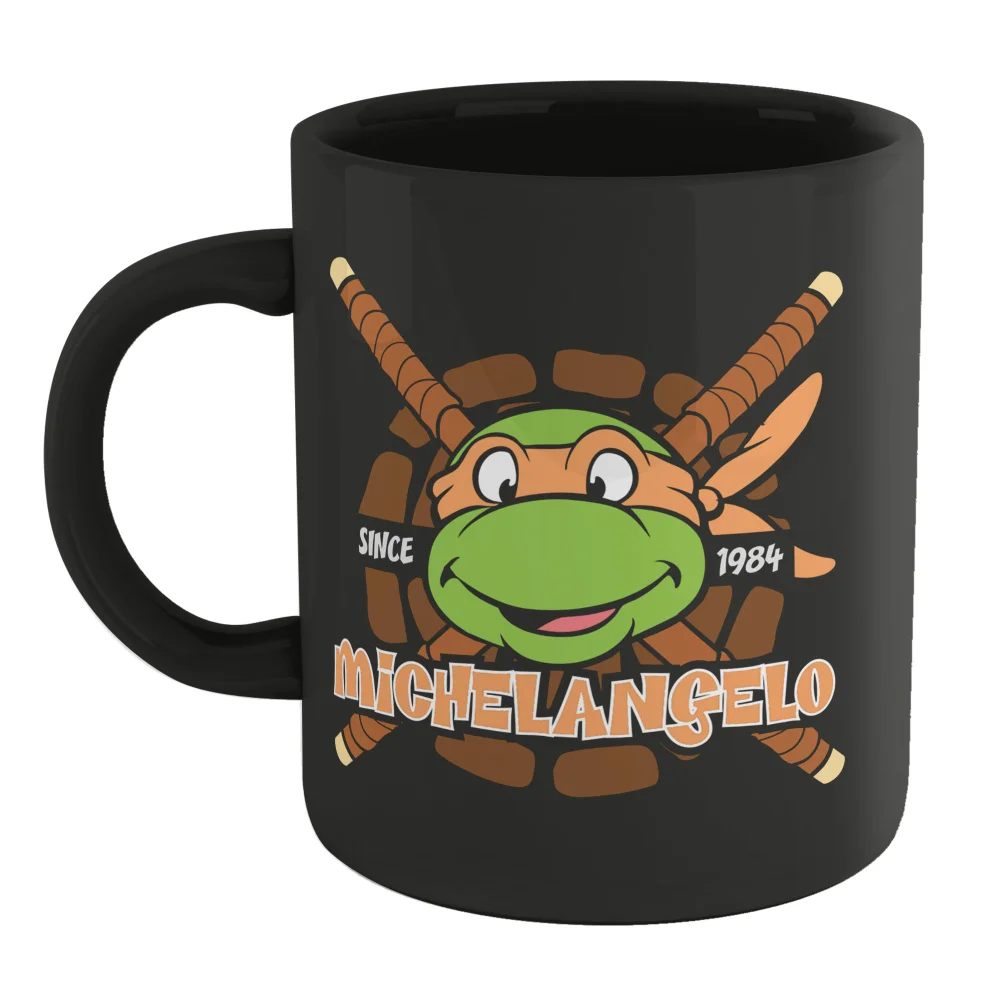 Teenage Mutant Ninja Turtles Michaelangelo Mug - Black Afbeelding 1