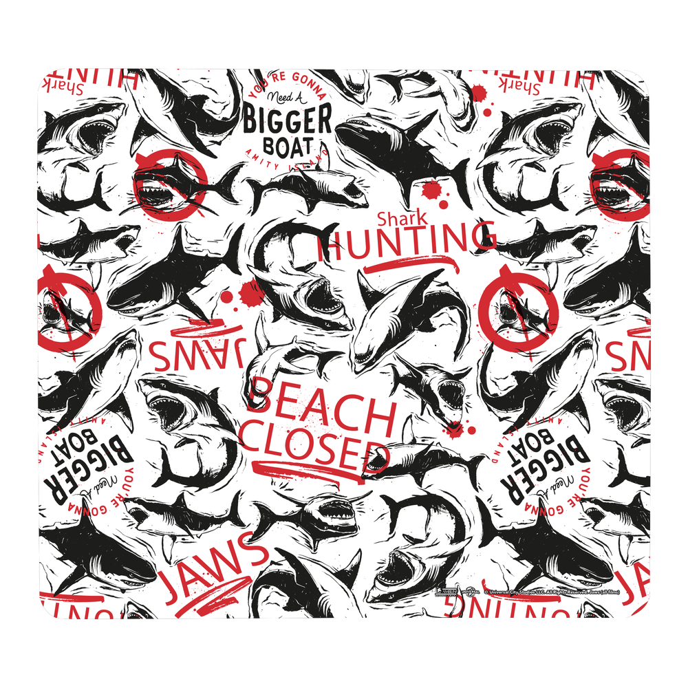 Jaws Beach Closed Gaming Mouse Mat - Small Afbeelding 1