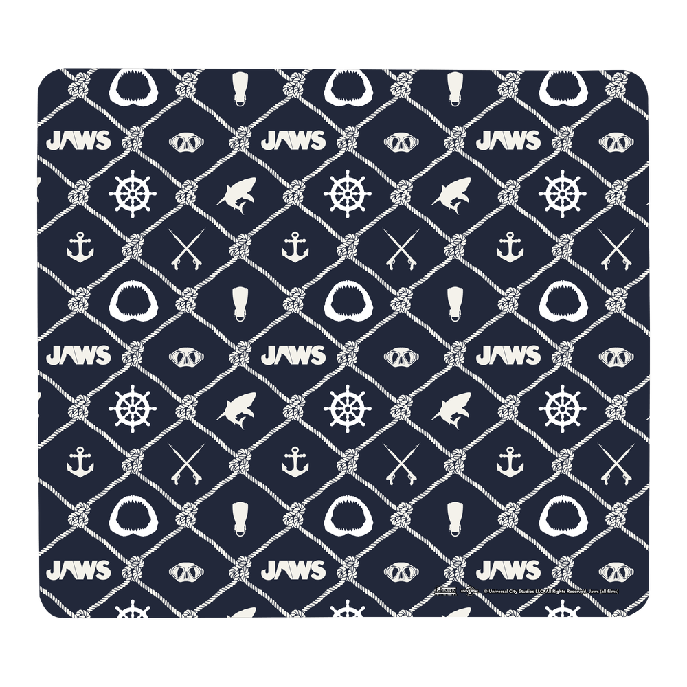 Jaws Icons Gaming Mouse Mat - Small Afbeelding 1