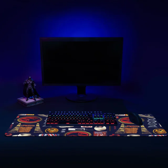 Jurassic Park Retro Icons Gaming Mouse Mat