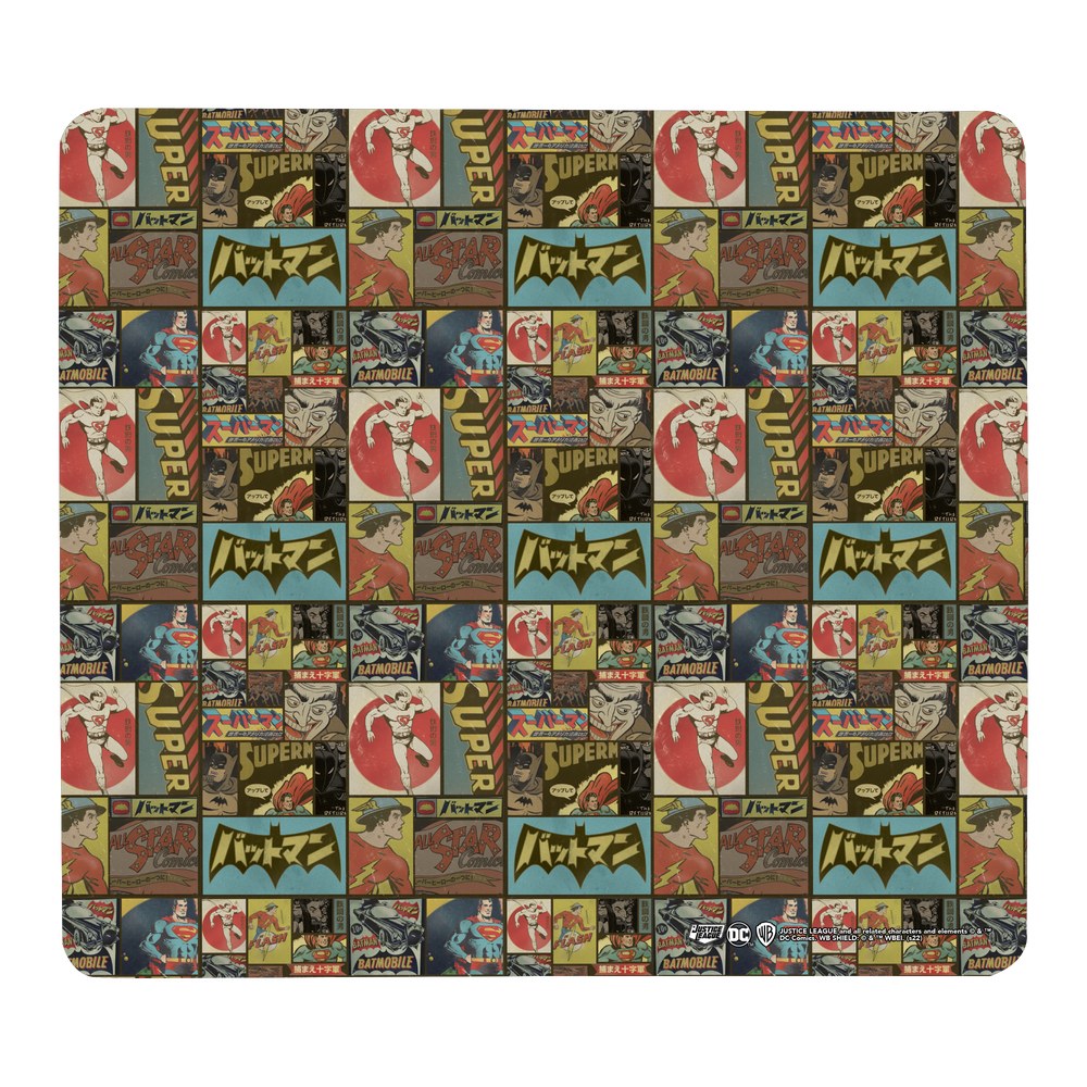 Justice League Vintage Gaming Mouse Mat - Small Afbeelding 1