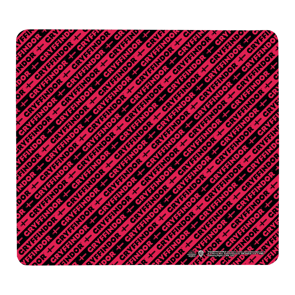 Harry Potter Gryffindor Pattern Gaming Mouse Mat - Small Afbeelding 1