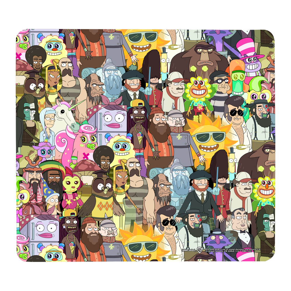 Rick and Morty Parasites Gaming Mouse Mat - Small Afbeelding 1
