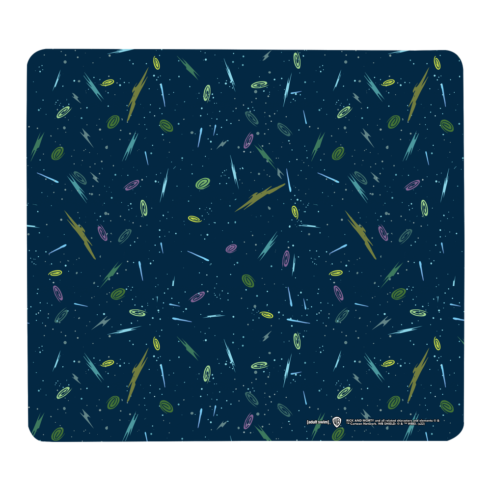 Rick and Morty Space Background Gaming Mouse Mat - Small Afbeelding 1