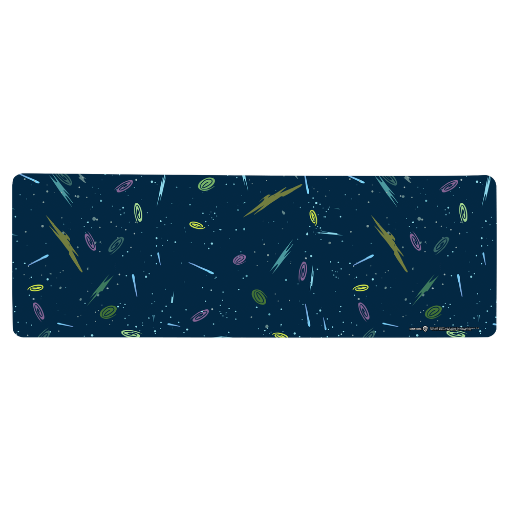 Rick and Morty Space Background Gaming Mouse Mat - Medium Afbeelding 1