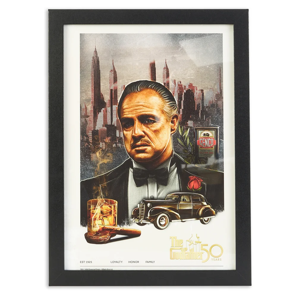 The Godfather 50 Years Art Print Giclee Art Print - A4 - Print Only Afbeelding 1