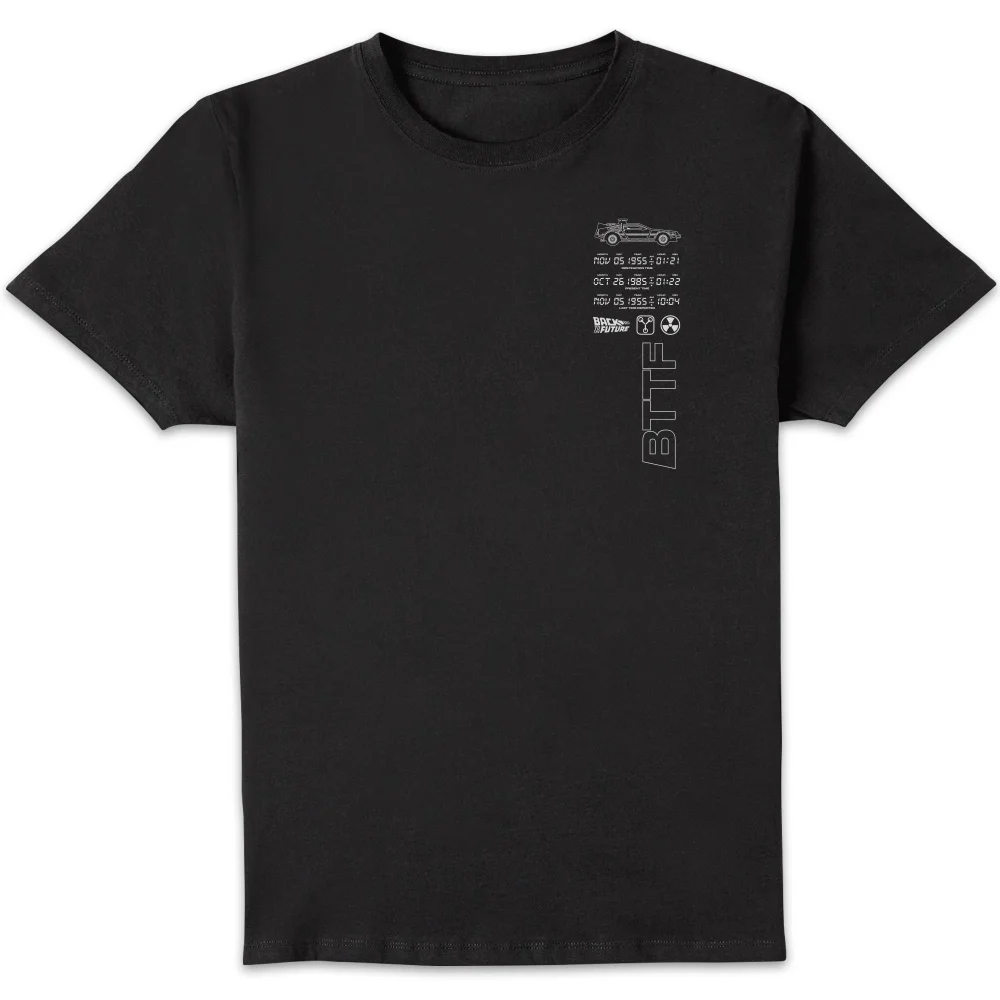 Back To The Future 88MPH Heren T-Shirt - Zwart - S Afbeelding 1