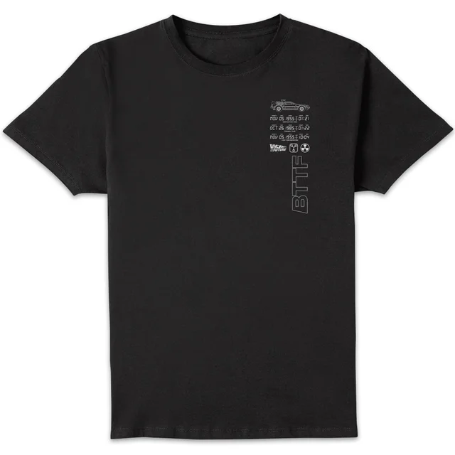 Back To The Future 88MPH Heren T-Shirt - Zwart