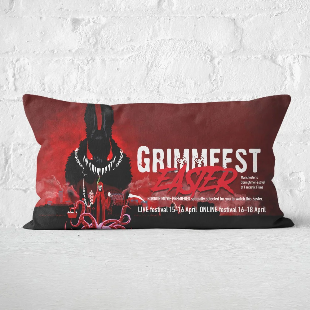 Grimmfest 2022 Grimmfest Easter Rectangular Cushion - 30x50cm - Soft Touch Afbeelding 1