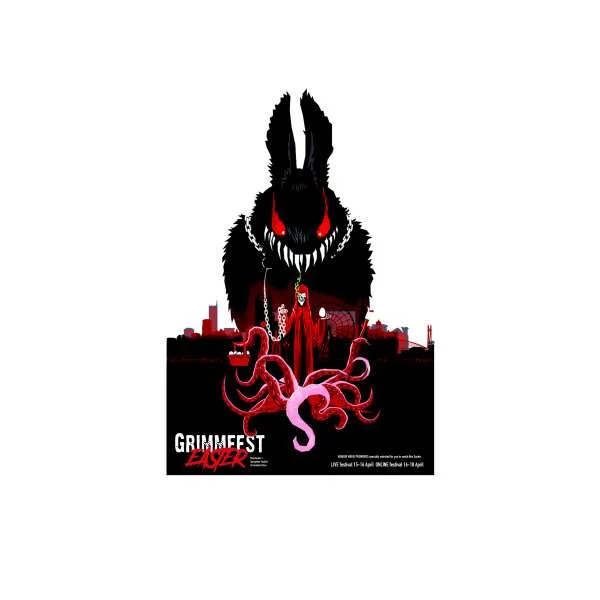 Grimmfest 2022 Easter Bunny Hoodie - White