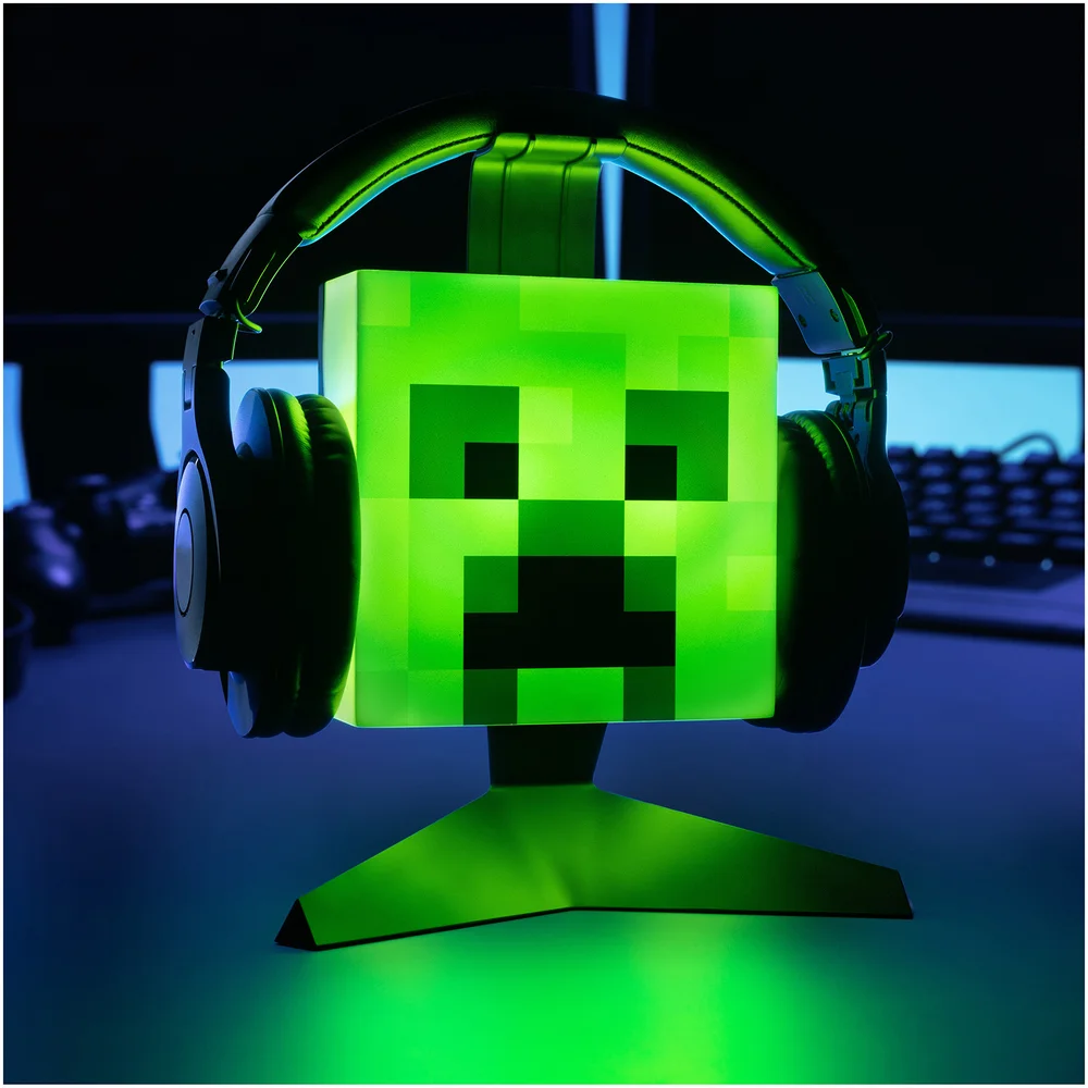 Minecraft Creeper Light Up Headphone Stand Afbeelding 1