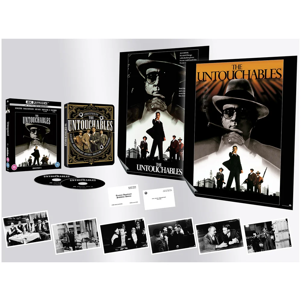 The Untouchables - 4K Ultra HD Special Collectors Edition Steelbook (includes Blu-ray) Afbeelding 1