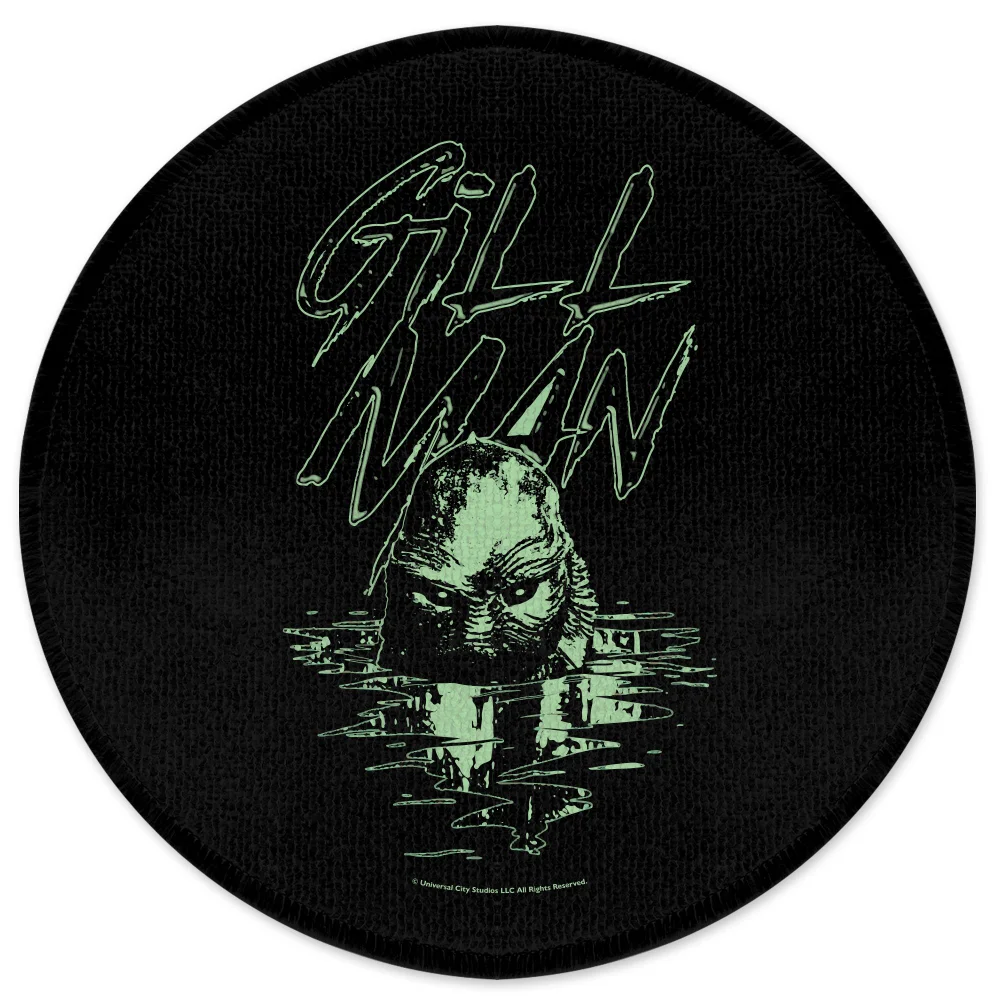 Universal Monsters Gill Man Round Bath Mat Afbeelding 1