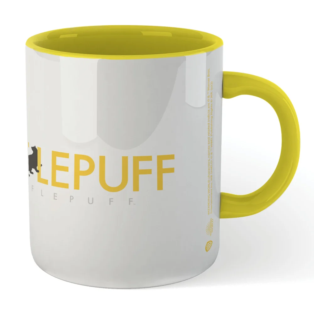 Harry Potter Hufflepuff Mug - Yellow Afbeelding 1