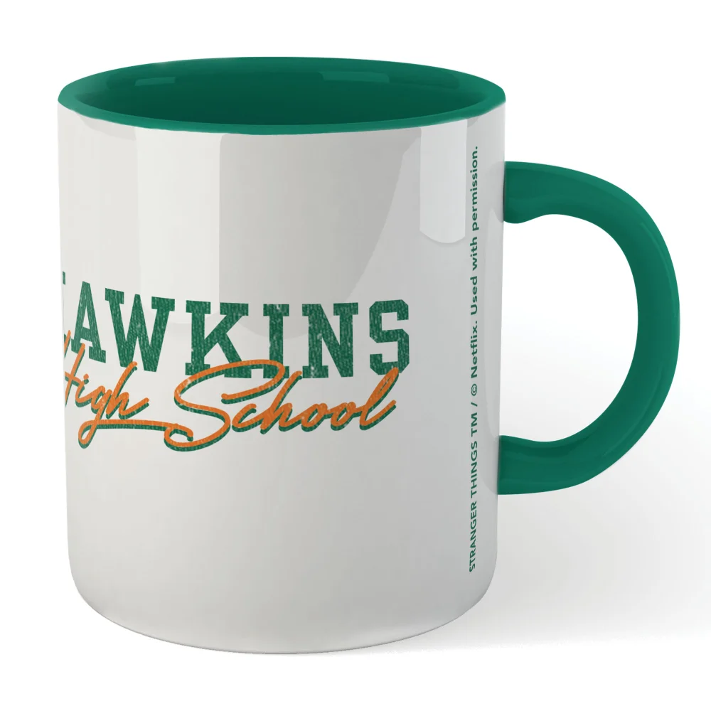 Stranger Things Hawkins Tigers Mug - Green Afbeelding 1