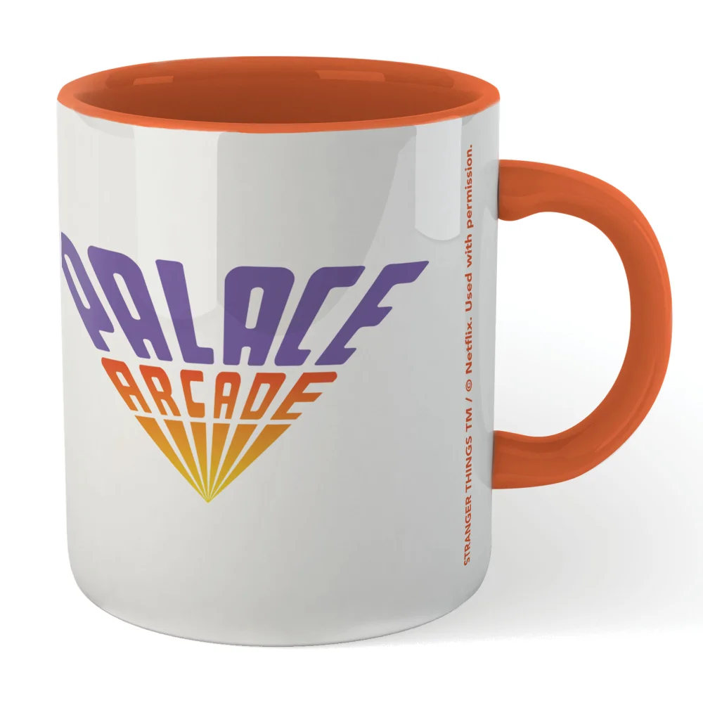 Stranger Things Palace Arcade Mug - Orange Afbeelding 1