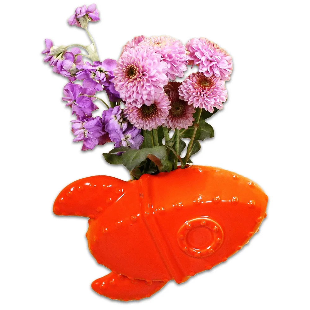 Wallace & Gromit Rocket Shaped Wall Vase Afbeelding 1