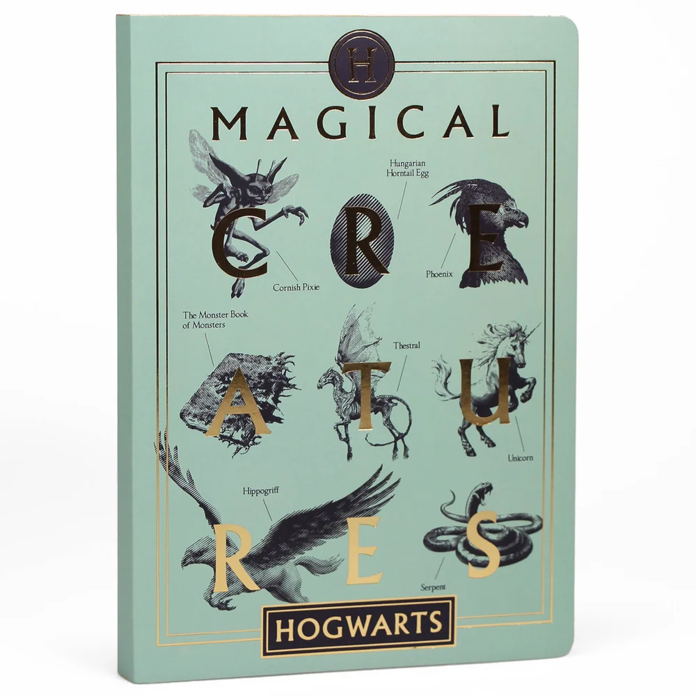Harry Potter Magical Creatures A5 Notebook Afbeelding 1
