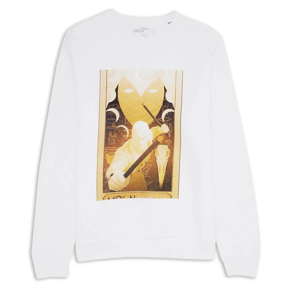 Marvel Moon Knight Gold Sweatshirt - White - S Afbeelding 1