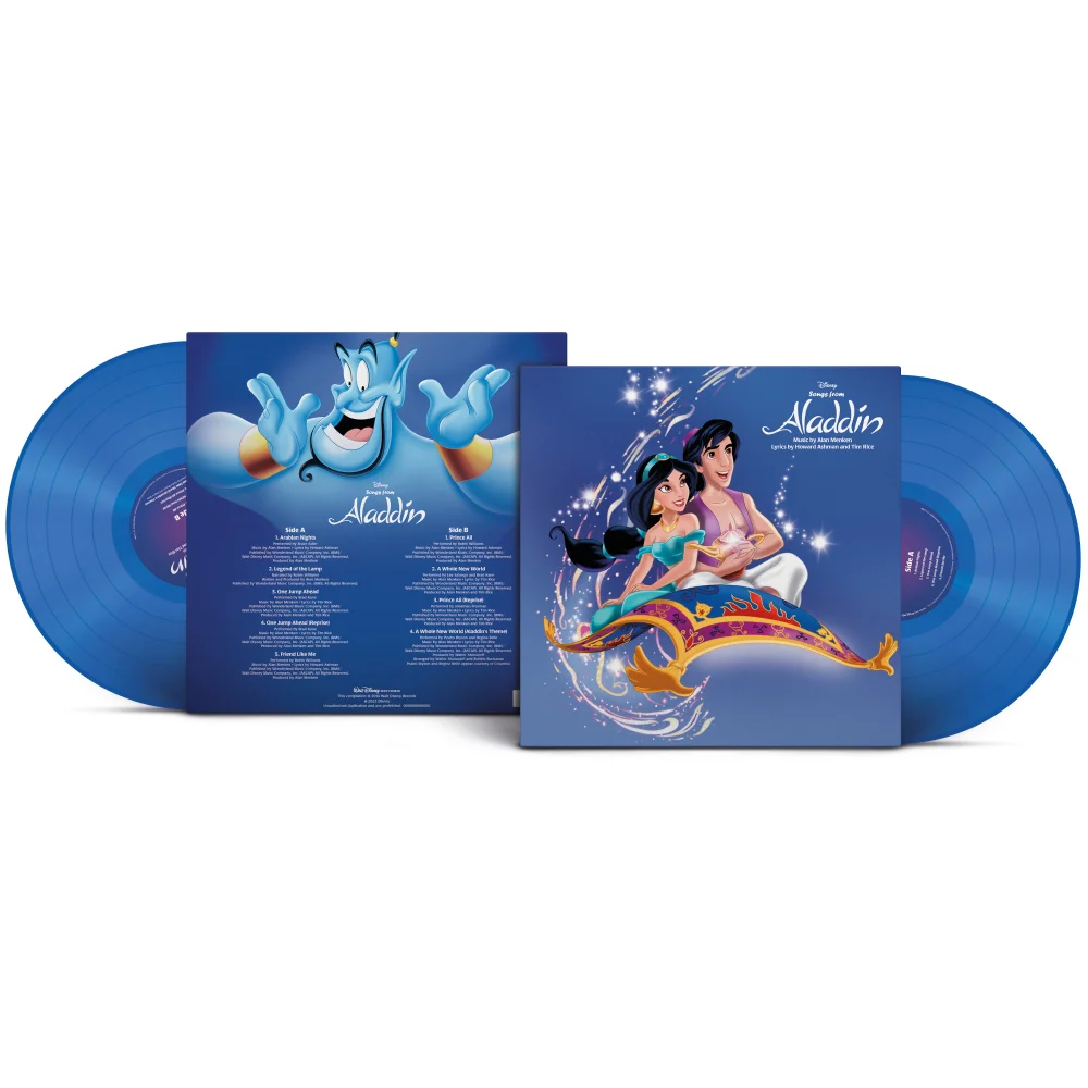 Songs from Aladdin (30th Anniversary) (Ocean Blue Colour Vinyl) Vinyl Afbeelding 1