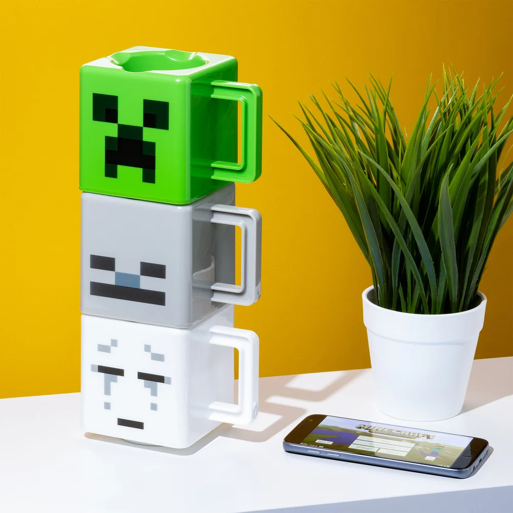 Minecraft Stacking Mugs Afbeelding 1