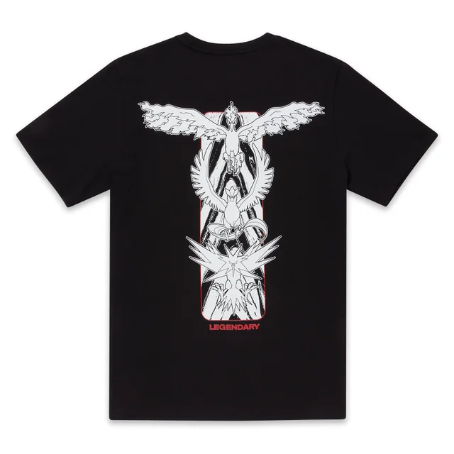 Pokémon Legendary Birds Dames T-Shirt - Zwart