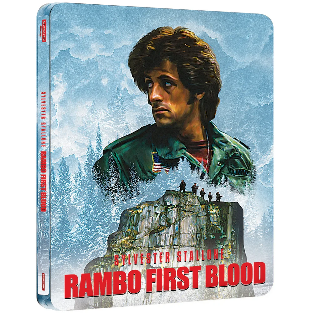 Rambo First Blood 4K Ultra HD Zavvi Exclusive Steelbook Afbeelding 1
