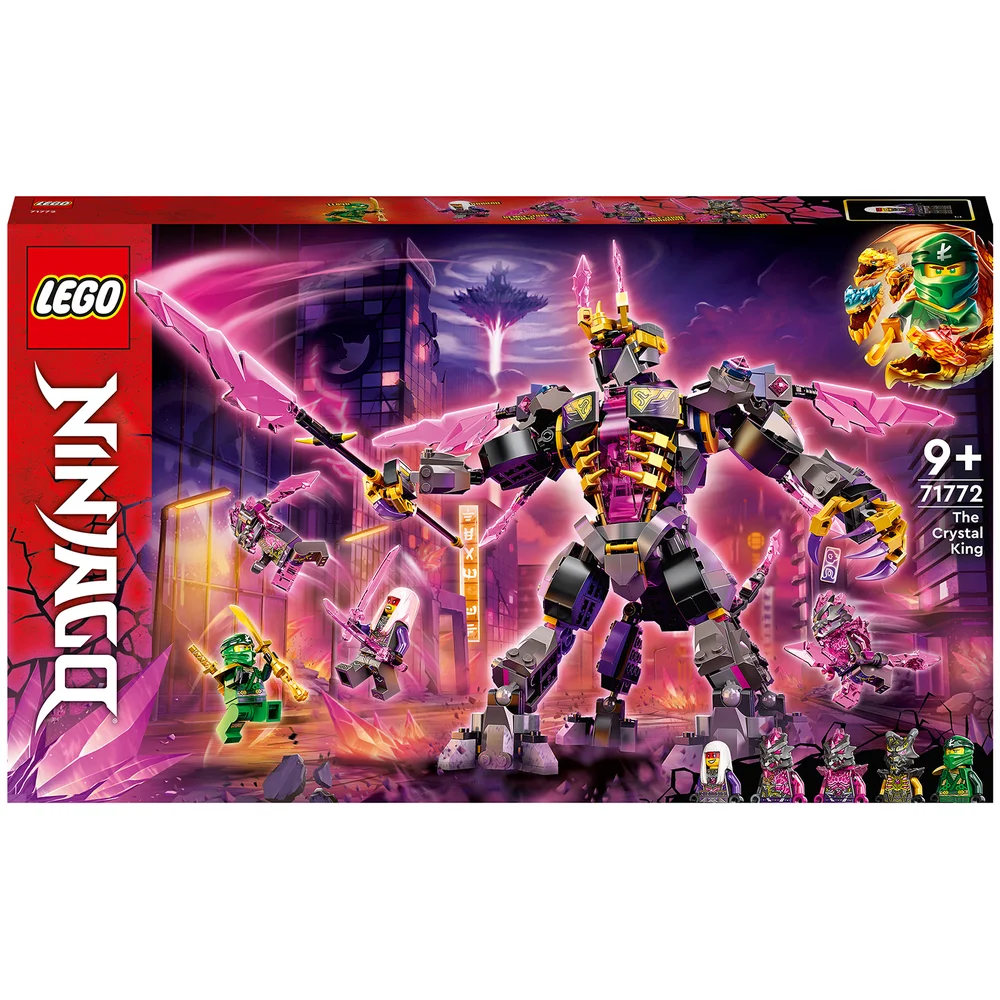 LEGO NINJAGO: The Crystal King Action Figure Robot Set (71772) Afbeelding 1