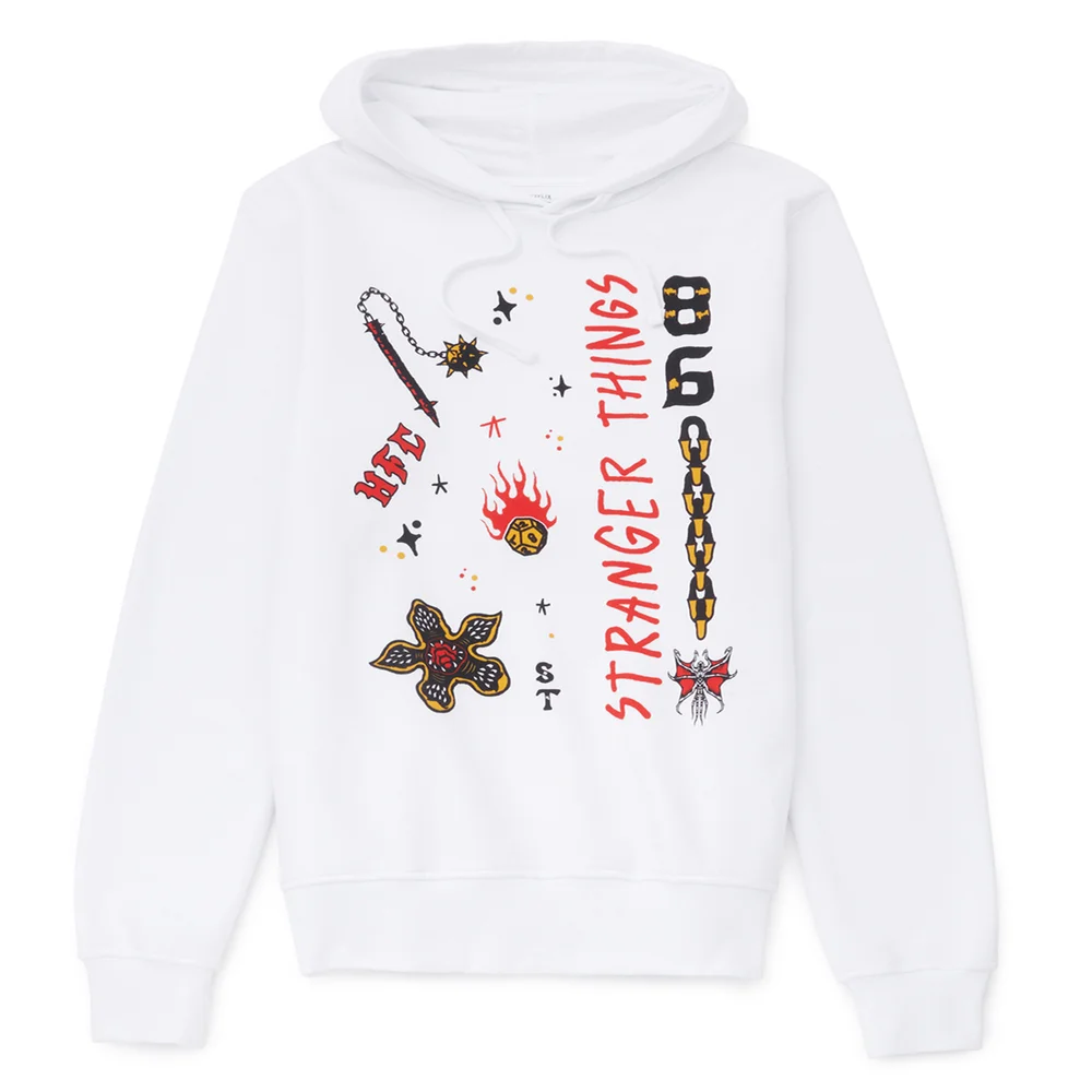Stranger Things HFC Flash Hoodie - Wit - S Afbeelding 1