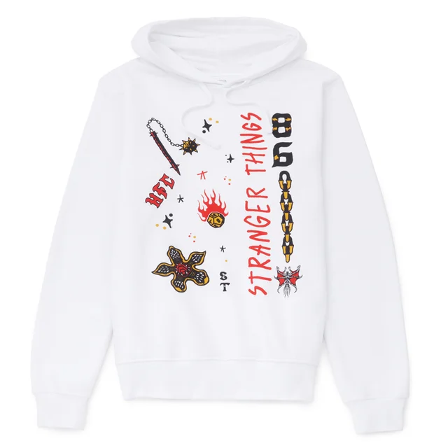 Stranger Things HFC Flash Hoodie - Wit