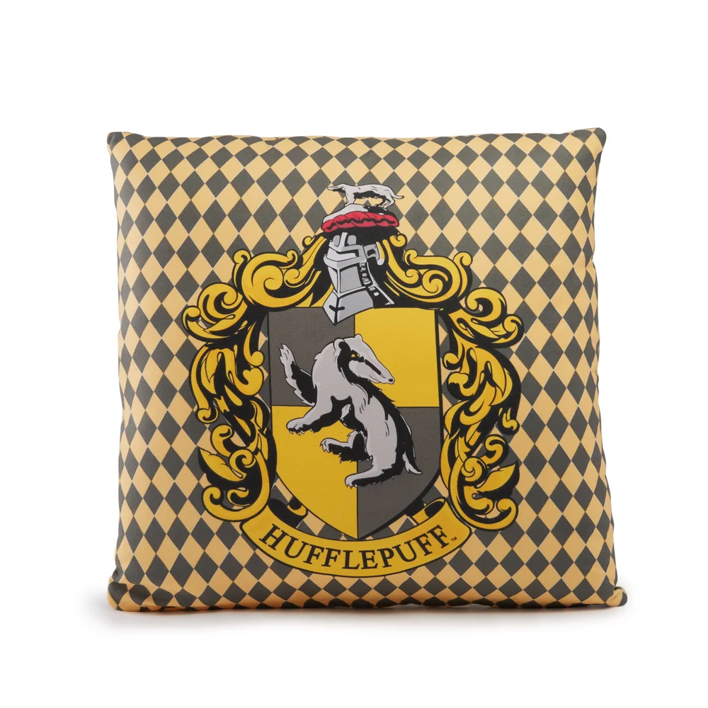 Harry Potter Hufflepuff Square Cushion - 40x40cm - Soft Touch Afbeelding 1