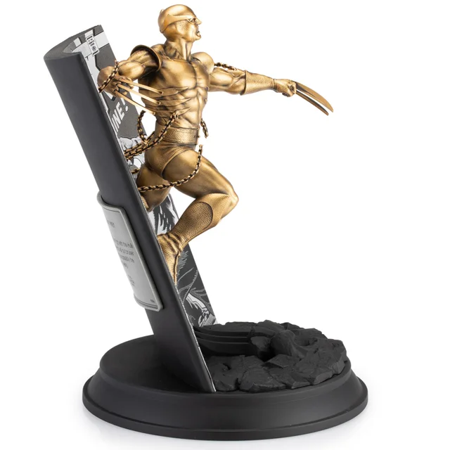 Royal Selangor Limited Edition Marvel Wolverine The Incredible Hulk #81 Gilt Figurine (200 Pieces Worldwide)