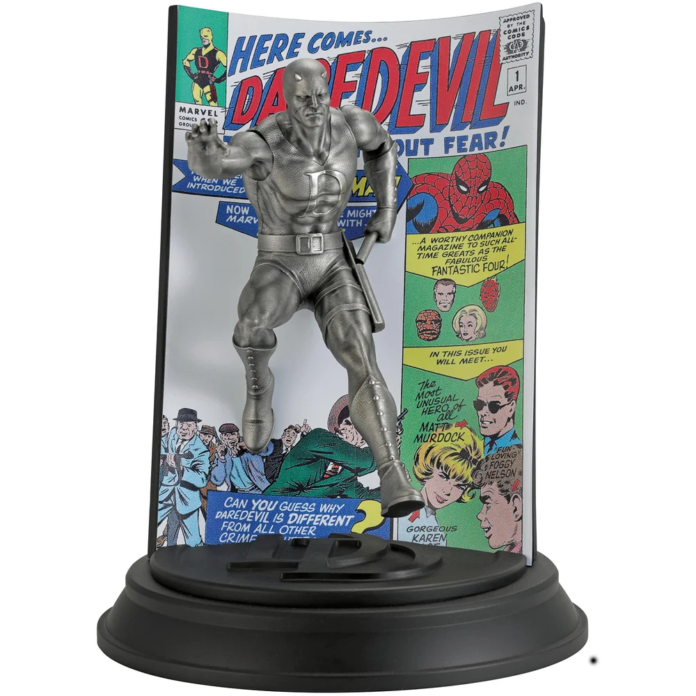 Royal Selangor Limited Edition Marvel Daredevil #1 Pewter Figurine (800 Pieces Worldwide) Afbeelding 1