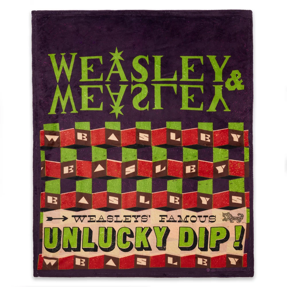 Decorsome x Harry Potter Unlucky Dip Fleece Blanket - M Afbeelding 1
