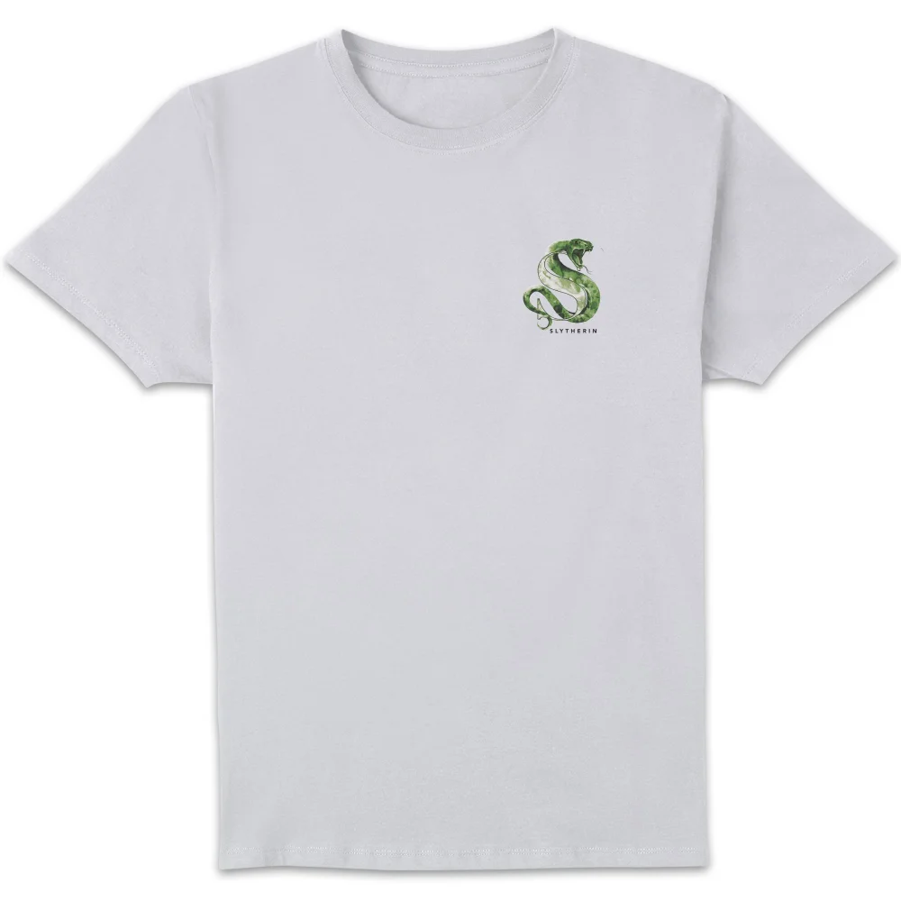 Harry Potter Slytherin Unisex T-Shirt - White - S Afbeelding 1