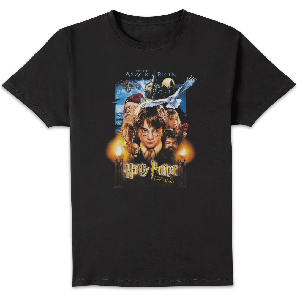 Harry Potter The Sorcerer's Stone Unisex T-Shirt - Black - S Afbeelding 1