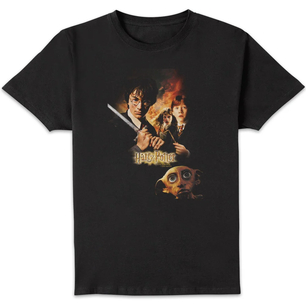 Harry Potter Chamber Of Secrets Unisex T-Shirt - Black - S Afbeelding 1