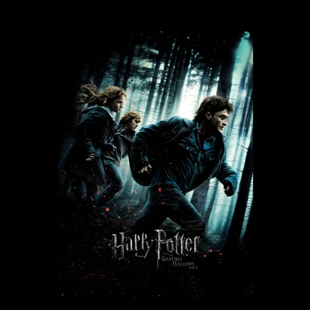Harry Potter Deathly Hallows Part 1 Unisex T-Shirt - Black