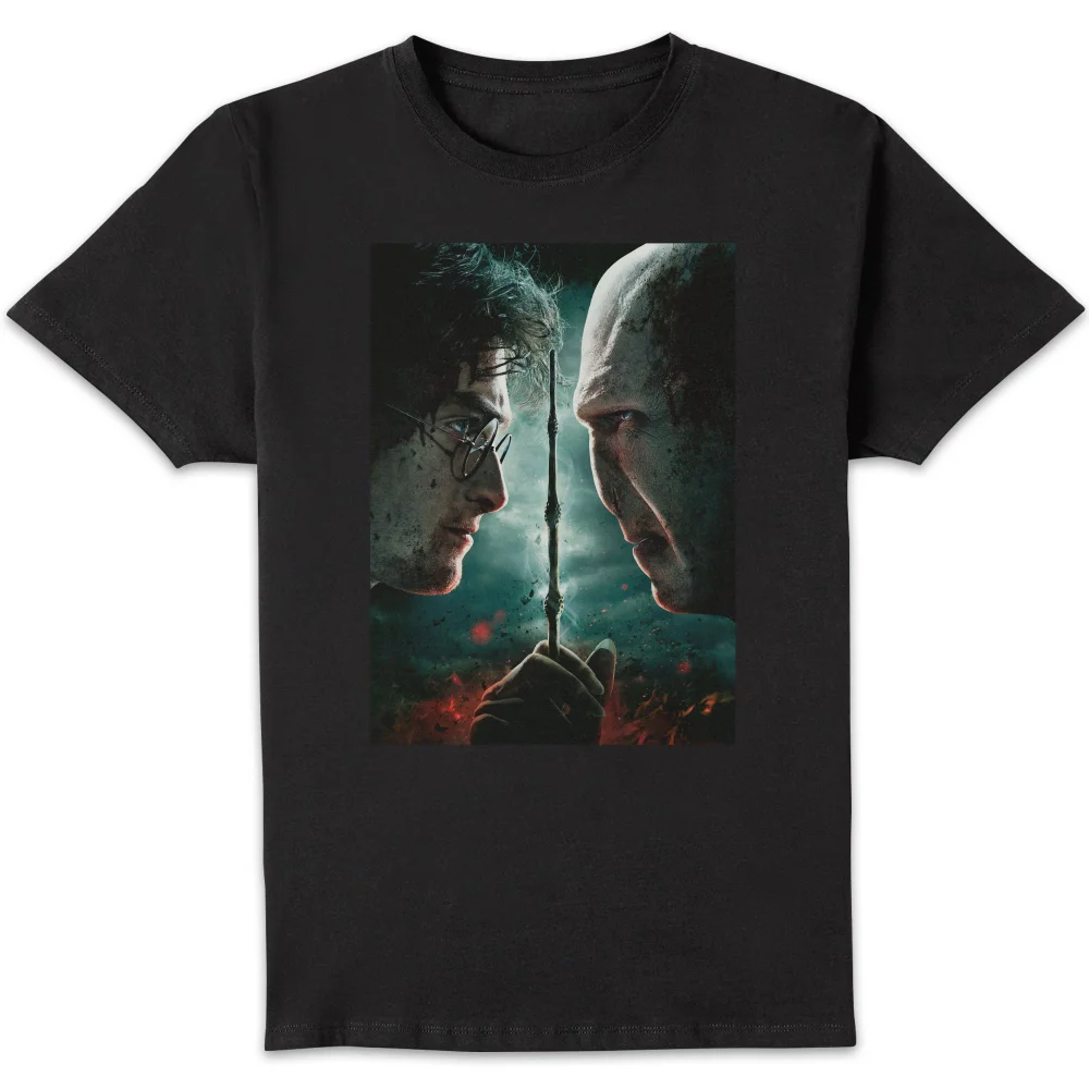 Harry Potter Deathly Hallows - Part 2 Unisex T-Shirt - Black - S Afbeelding 1