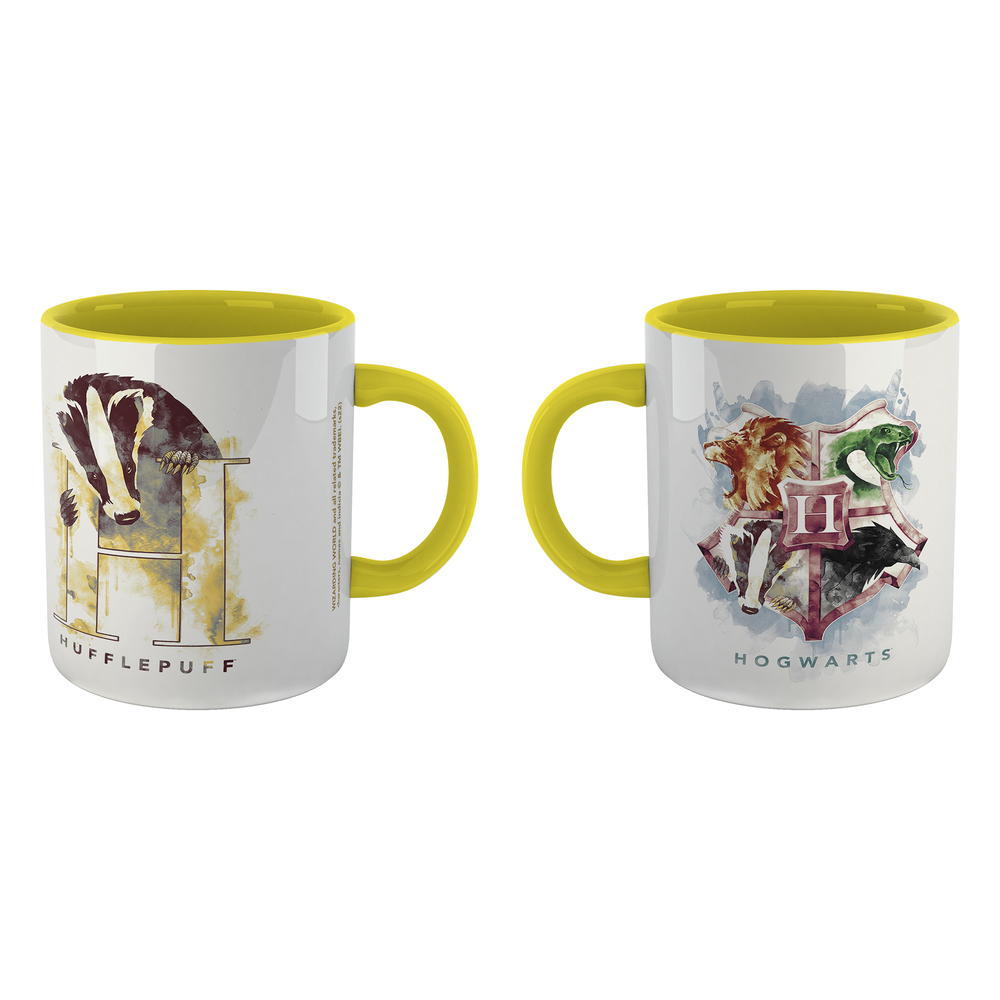 Harry Potter Hufflepuff Mug - Yellow Afbeelding 1