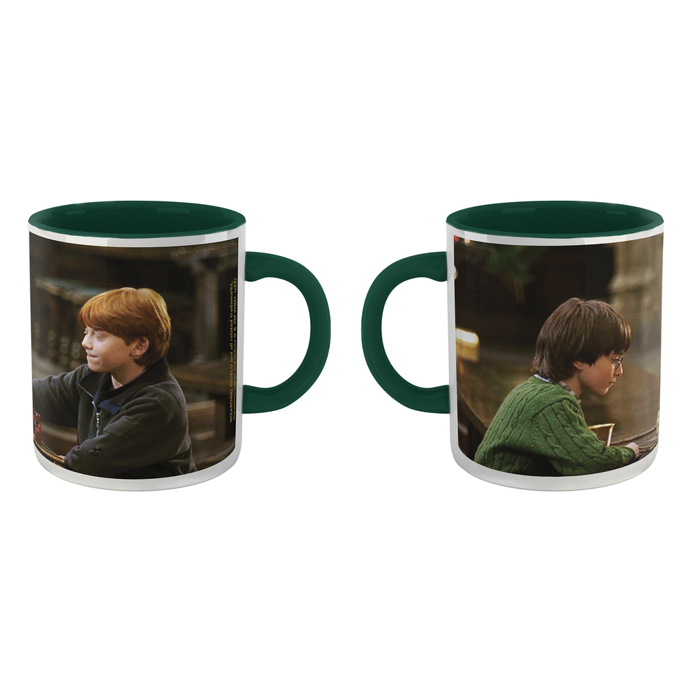 Harry Potter Harry And Ron - Playing Chess Mug - Green Afbeelding 1