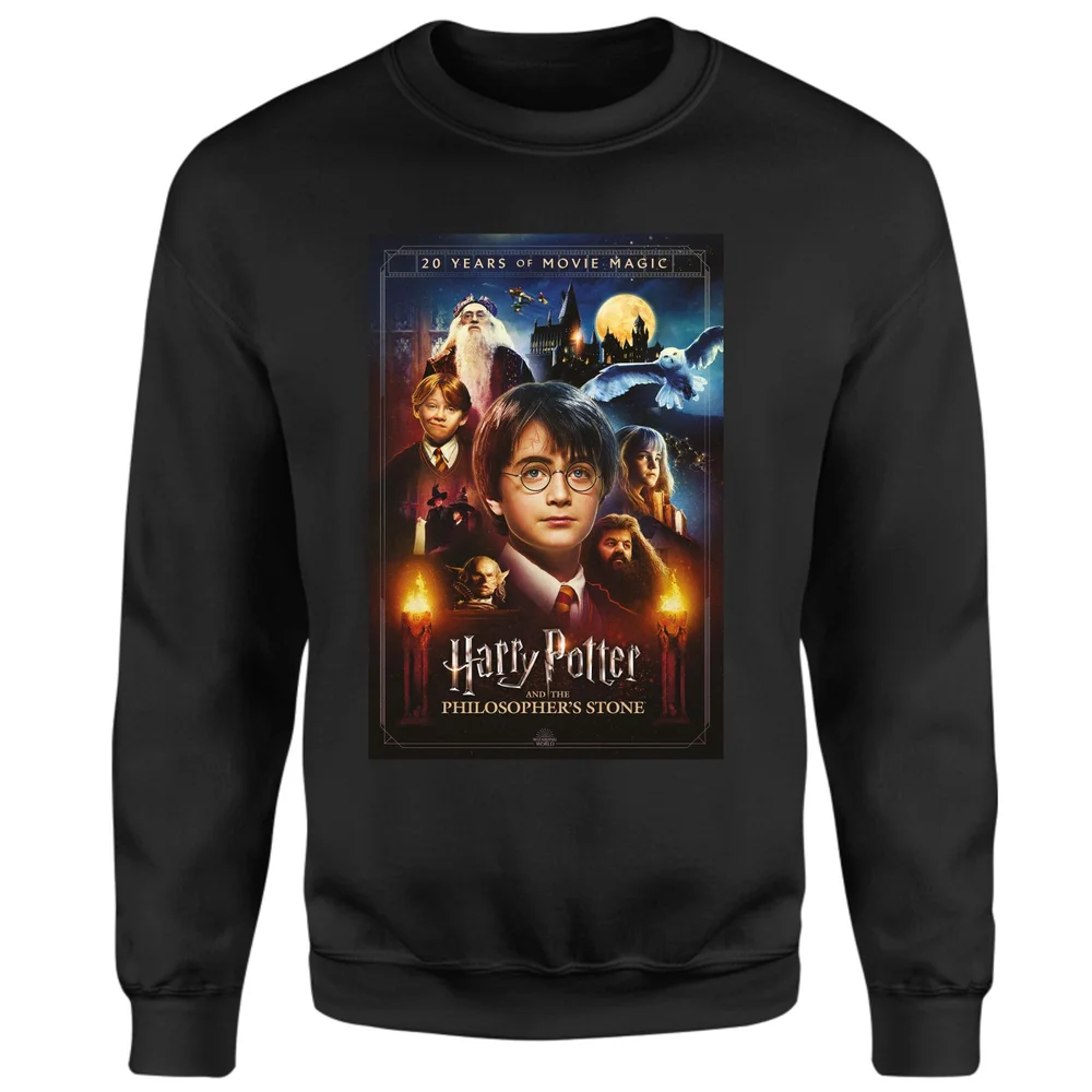 Harry Potter Philosopher's Stone Sweatshirt - Black - S Afbeelding 1