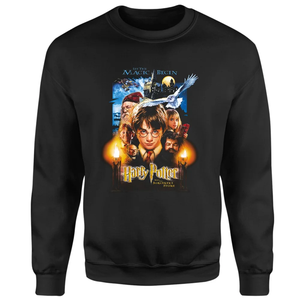 Harry Potter The Sorcerer's Stone Sweatshirt - Black - S Afbeelding 1