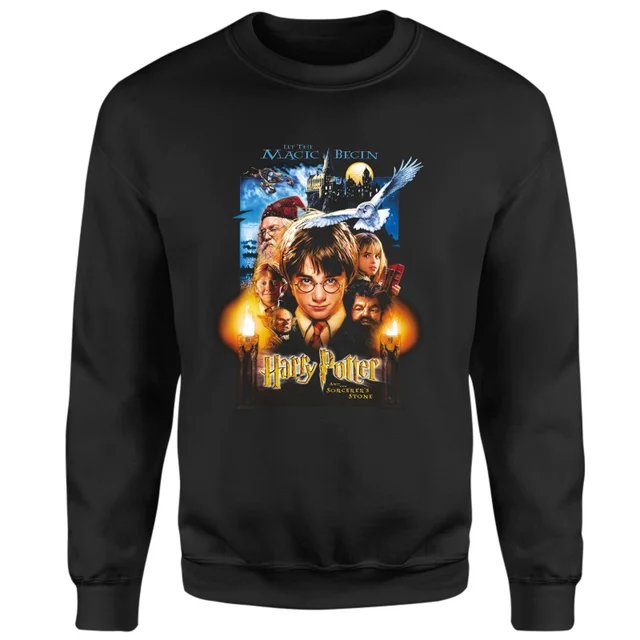 Harry Potter The Sorcerer's Stone Sweatshirt - Black