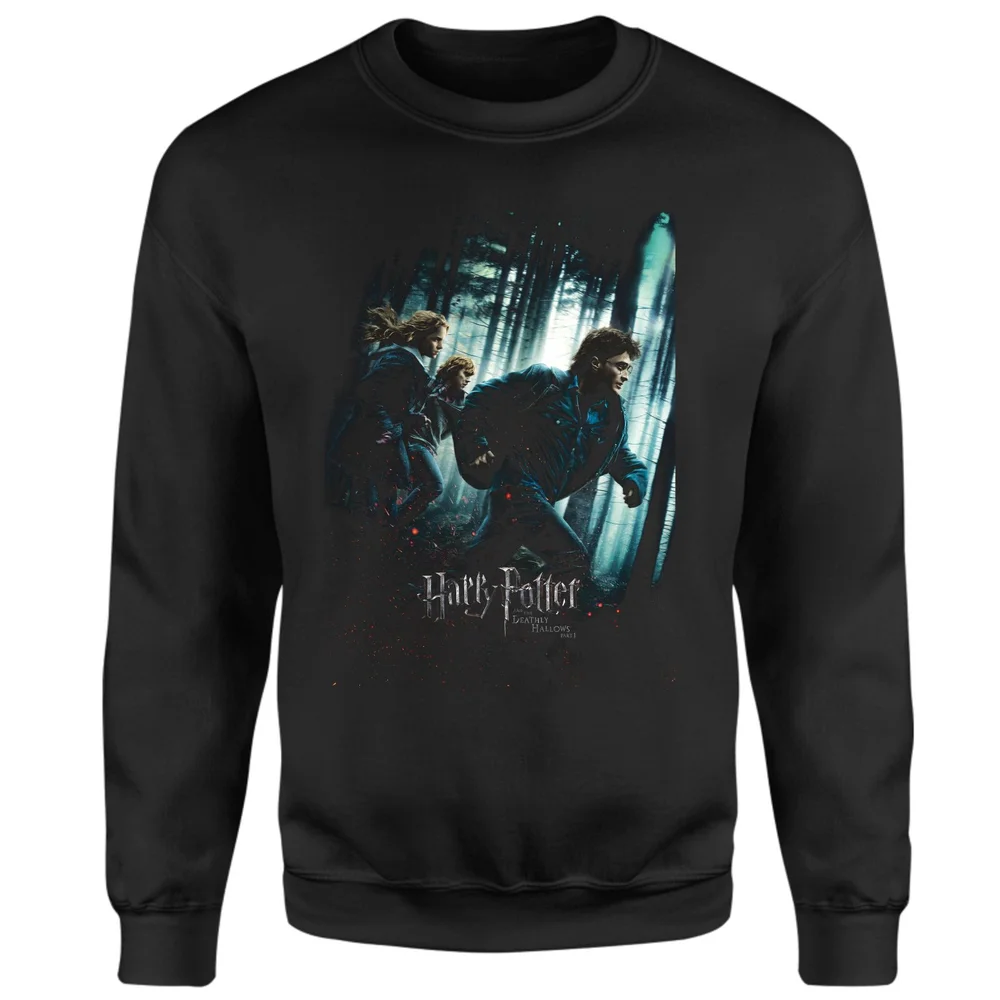 Harry Potter Deathly Hallows Part 1 Sweatshirt - Black - XS Afbeelding 1